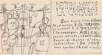 JEAN DUBUFFET La Métromanie ou Les Dessous de la Capitale by Jean Paulhan.
